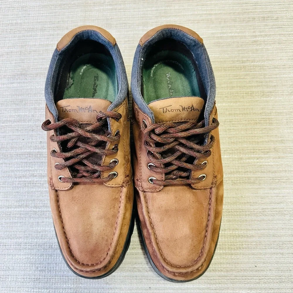 Mens Thom Mcan Oxford Shoes  Size 12W  Leather‎ Uppers - Brown